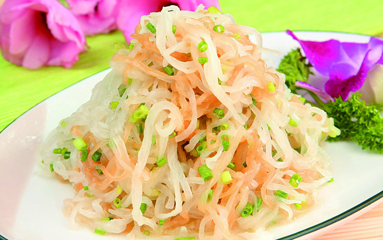 绿百合 白萝卜丝150g