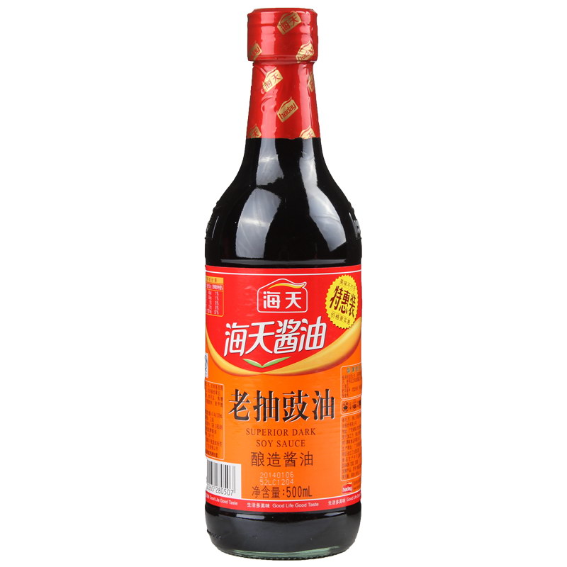 海天老抽豉油皇500ml