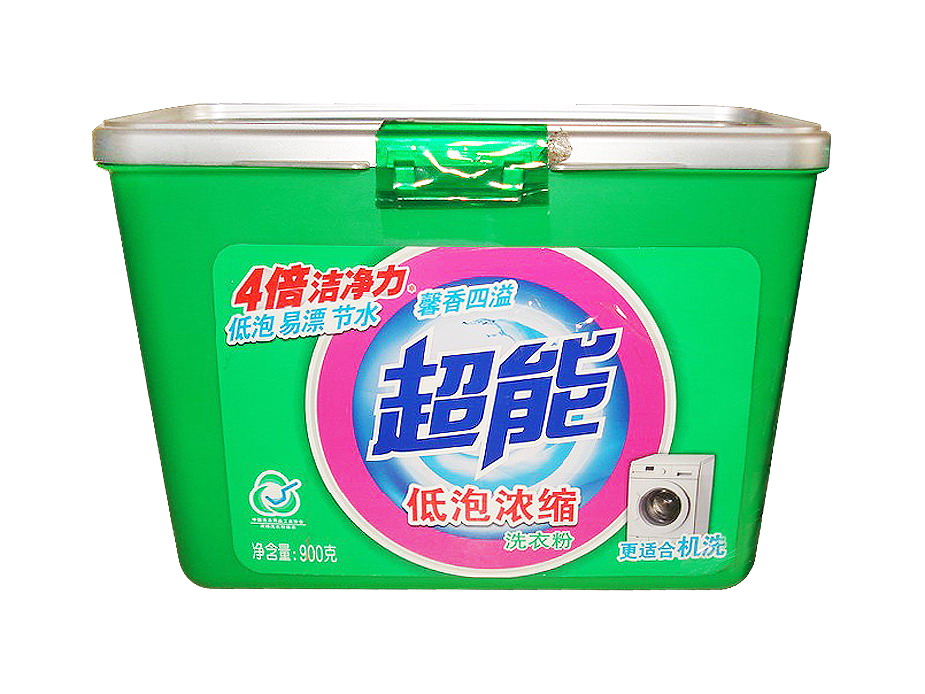 超能低泡浓缩洗衣粉900g/包