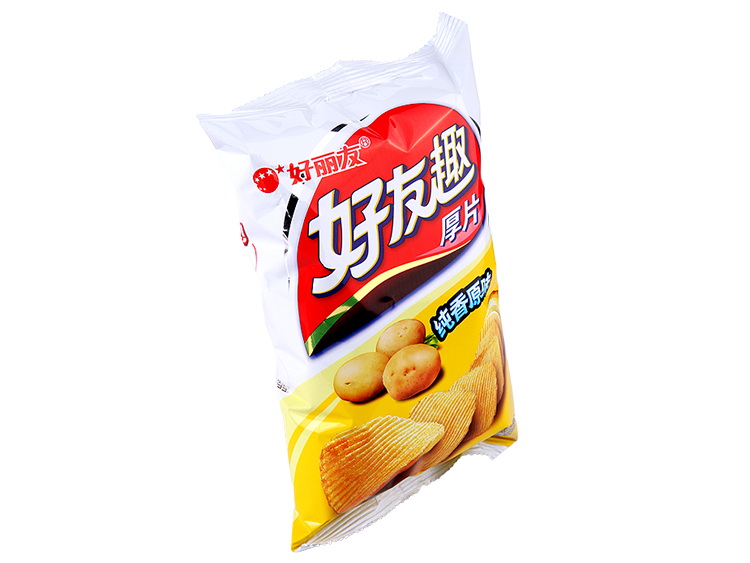 好丽友好友趣45g纯正原味马铃薯片