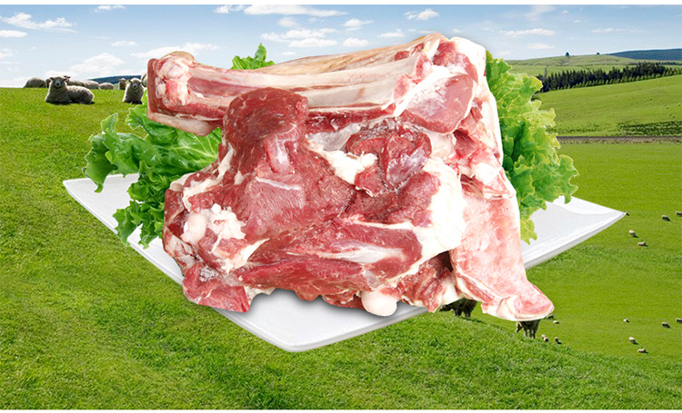 新鲜带皮带骨羊肉(当日现杀)很新鲜