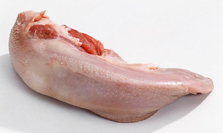 冷冻猪舌头,整条不切,一条约1斤重 含冰量约5%