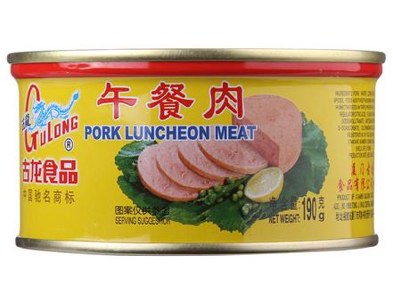 【蕞便宜】“古龙”午餐肉190g