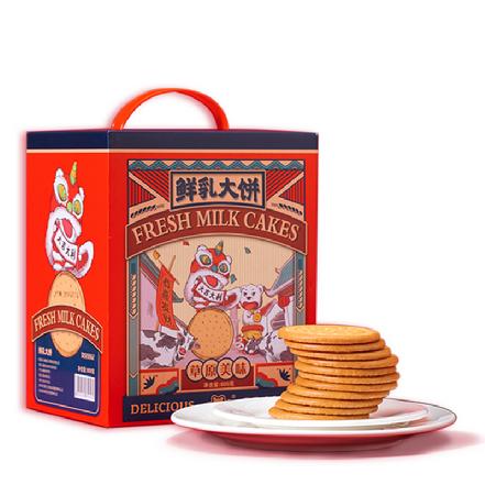 叮咚熊鲜乳大饼600g