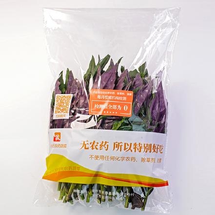【无农药.】紫背天葵350g/包。（去梗吃叶）有机肥种植，不使用任何化学农药、除草剂、激素