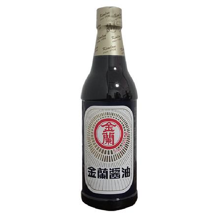 【台湾特色】【80年纯酿技术】【0添加】“金兰”酱油纯酿造塑料瓶590ml，台湾家喻户晓的调味品