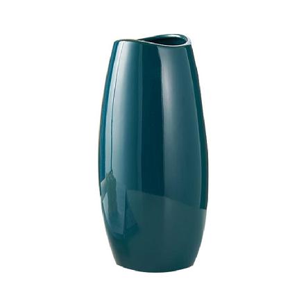 【比别人便宜】北欧陶瓷花瓶（墨绿色 高25cm*口径7.5cm）