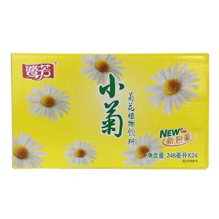 【蕞便宜】“鹭芳”小菊菊花植物饮料248ml*24盒  