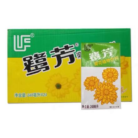 【蕞便宜】“鹭芳”菊花植物饮料248ml*24盒  