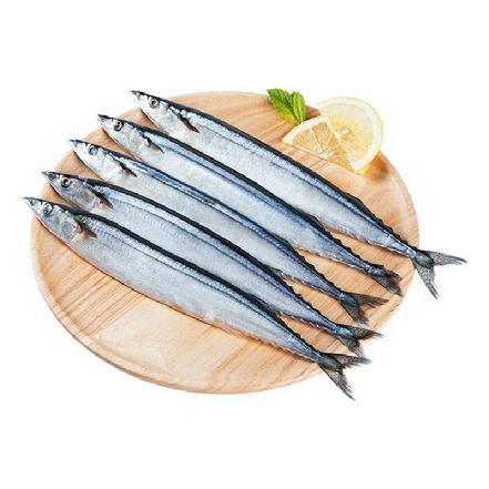 【市价7-8折】秋刀鱼1斤约3-4条（肉嫩细腻、深海美味）