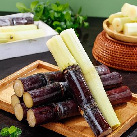 【某朴价6折，质量更优】黑皮甘蔗，皮薄肉甜水分足 