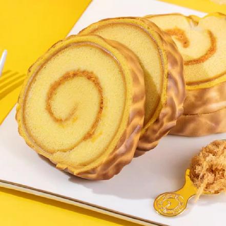 （周五发货）【当日烘焙】【纯手工制作】“古早味”虎皮蛋糕卷6个约280g