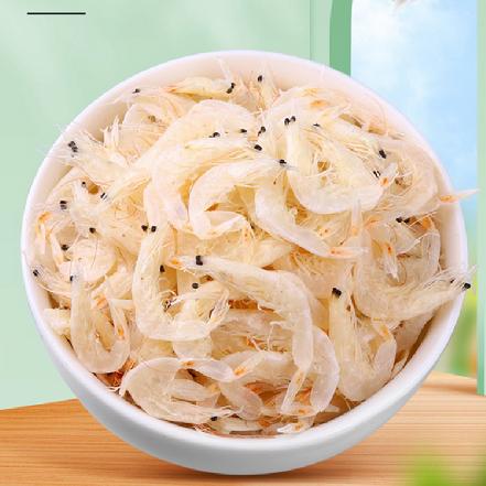 【可生吃】野生淡干天然虾皮约250g，补钙之王，手工晒制、味道鲜美