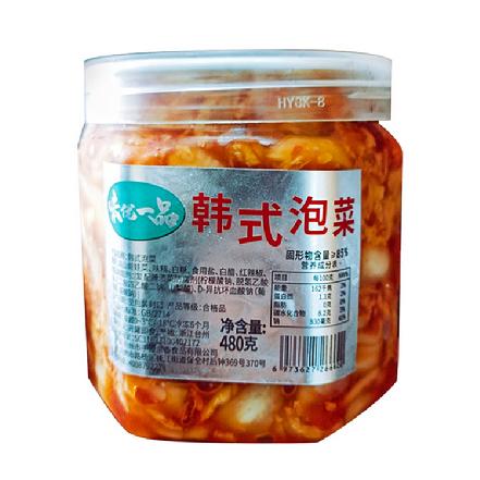 【特色美食】正宗韩式泡菜480g（纯手工制作，回购率高，韩餐厅同款美食，地道韩式风味）