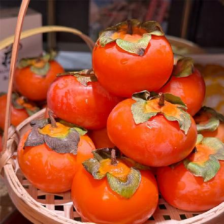 【新品秒杀】【放软口感更好】新鲜柿子，8个/盒，约800g±50g，满满甜心，口感细腻