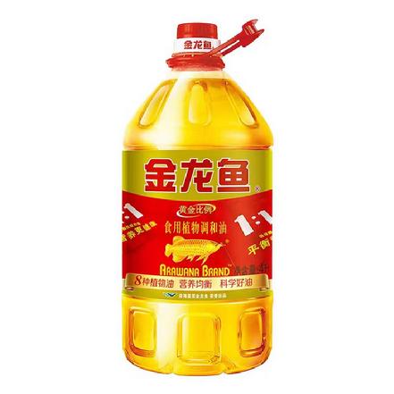 【蕞便宜】“金龙鱼”黄金比例植物调和油5L（超实惠）