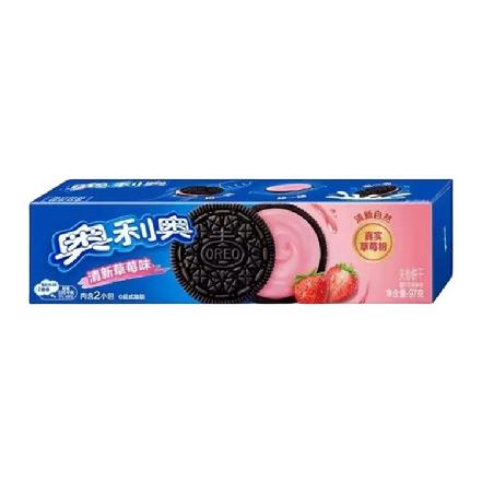 【蕞便宜】奥利奥夹心饼干97g(草莓味) 