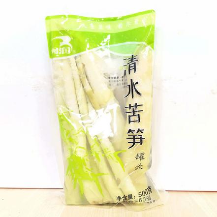 【闽西特产】“闽润”深山老林清水苦笋500g（固形物≥50%，可做小吃煲、凉拌、酸菜炖五花肉，炒牛肉